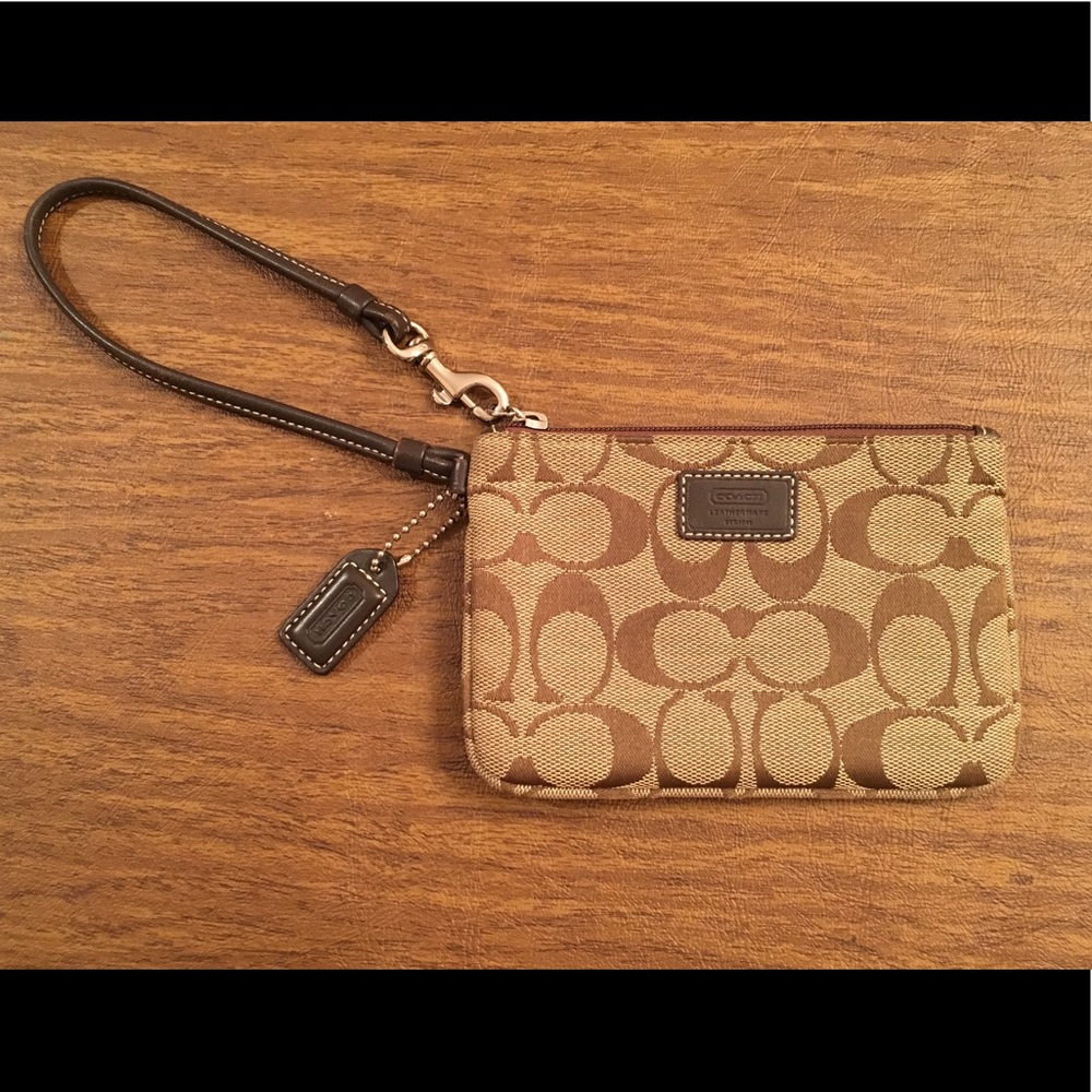 Authentic Coach wristlet